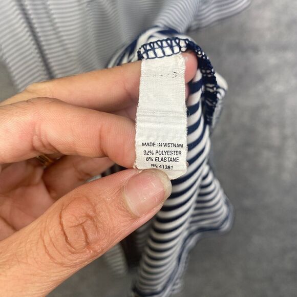 RLX Ralph Lauren Polo Shirt Adult Large Striped Short Sleeve Golf Men Preppy - Picture 7 of 8